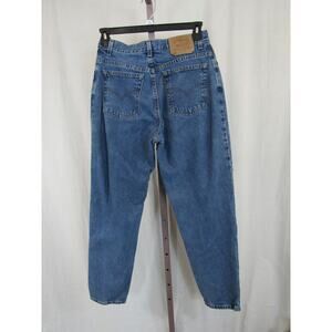 Levi's 550 12 Mis Blue Jean Denim Pants Relaxed Fit Tapered Leg Barrel Leg VTG